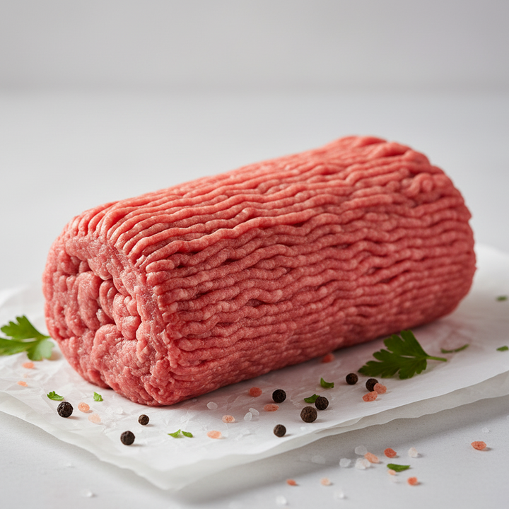 Carne molida de res con 80% de magro y 20% de grasa - precio por libra