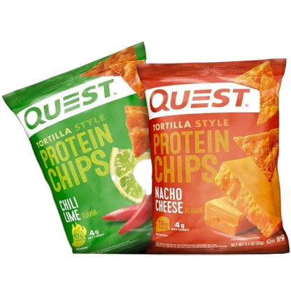 Paquete variado de chips de proteína estilo tortilla Quest, 1.1 oz