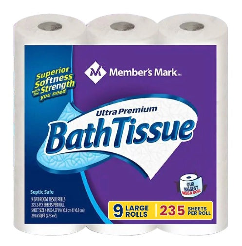 Papel Higiénico Ultra Premium de 2 Capas Member's Mark