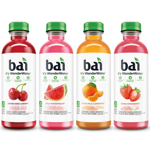 Bai It’s WonderWater Variety Pack, 18 fl oz