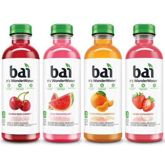 Bai It’s WonderWater Variety Pack, 18 fl oz