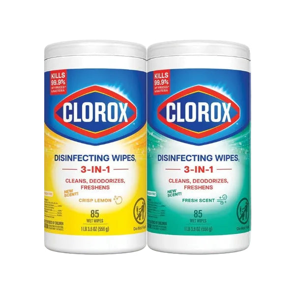 Toallitas desinfectantes Clorox, aroma fresco y limón fresco
