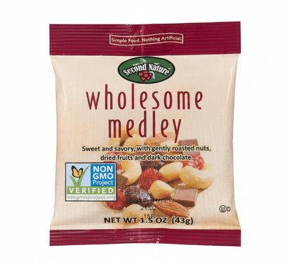 Second Nature Trail Mix, Wholesome Medley, 1.5 oz