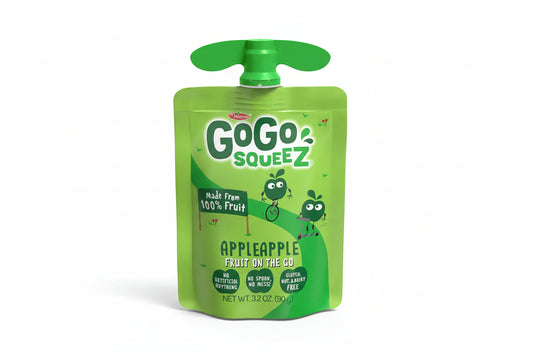 Bolsitas de puré de manzana GoGo SqueeZ, 3.2 oz