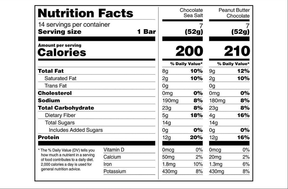 RXBAR Protein Bar Variety Pack, 4 Pack