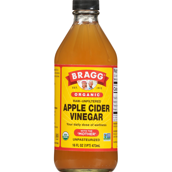 Bragg Organic Apple Cider Vinegar with The Mother, 16 oz