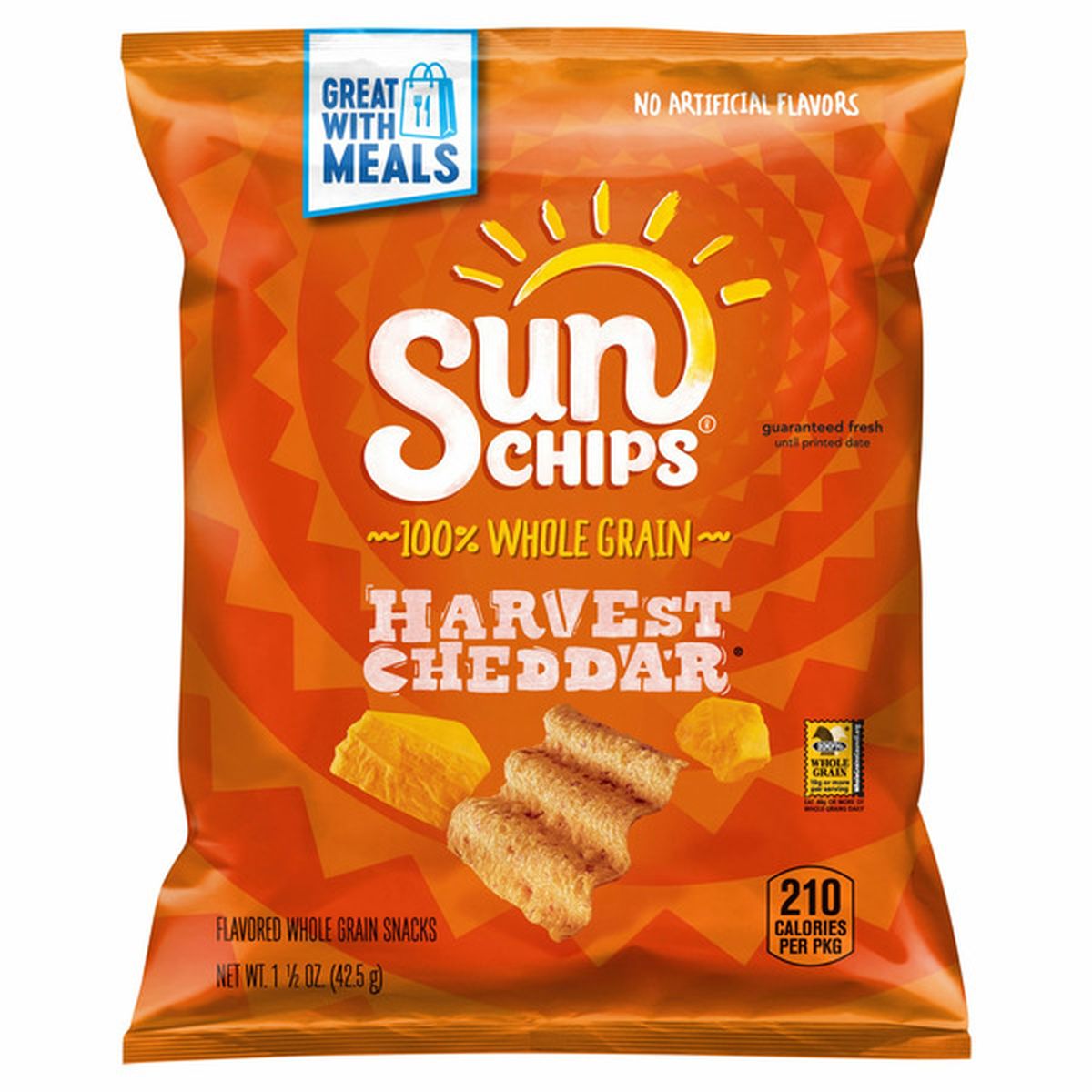 Papas fritas SunChips de grano entero, paquete variado, 1.5 oz