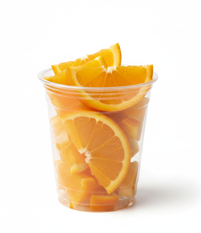 Vaso para rodajas de naranja, 10 oz