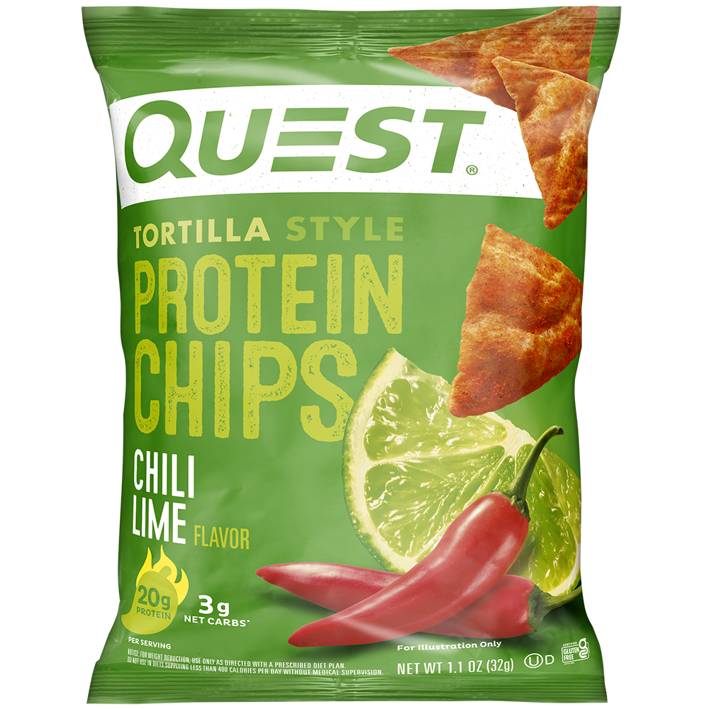 Chips de proteína estilo tortilla Quest, 1.1 oz